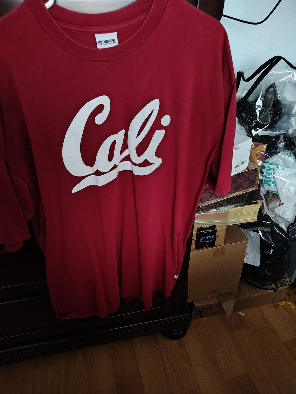 Men's Streetwise Burgundy Cali T Shirt Size 2XL Preowned